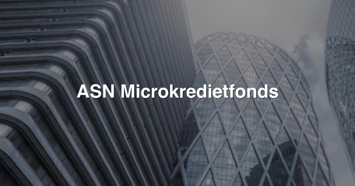 ASN Microkredietfonds banner