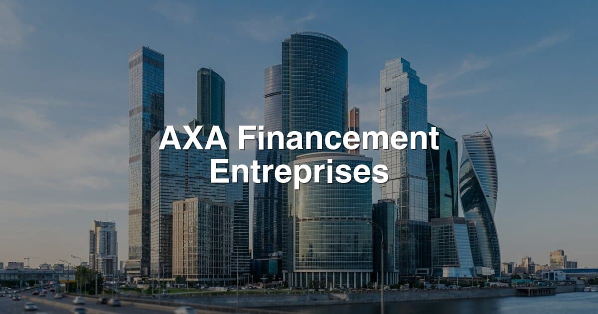 AXA Financement Entreprises banner