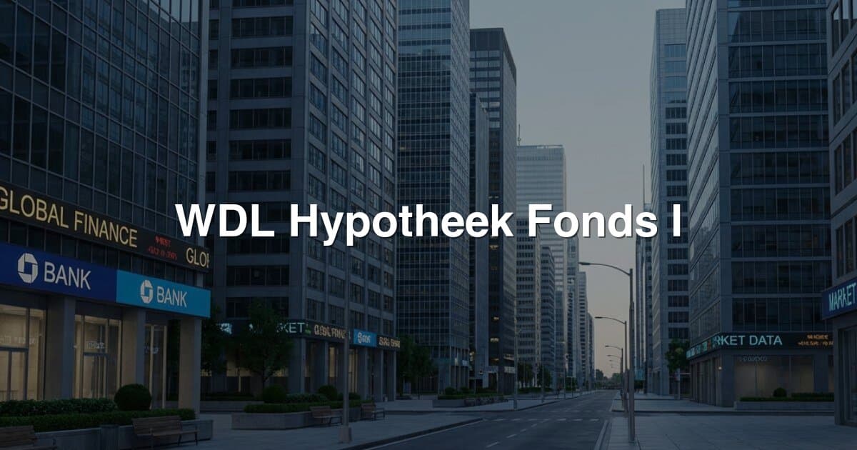 WDL Hypotheek Fonds I banner